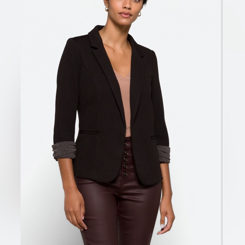 New w/o Tags - Skies are Blue Asa Knit Blazer, Black - L